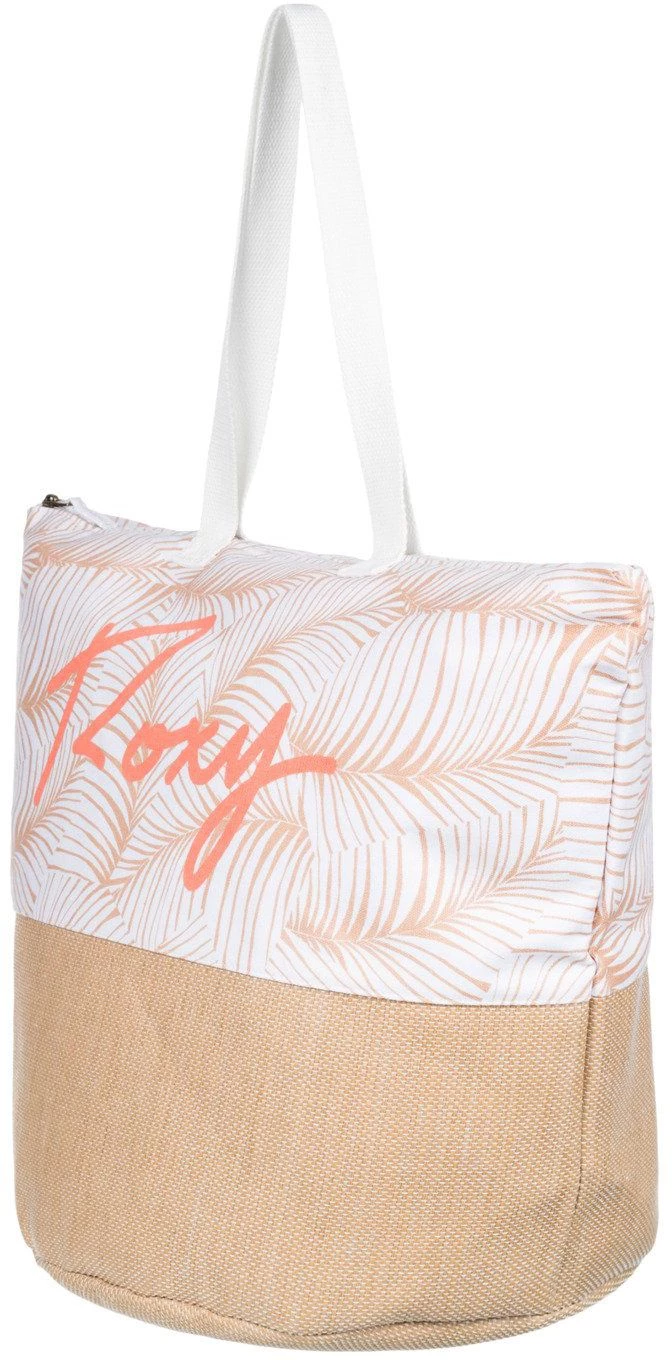 Roxy Waikiki Life 30L Large Beach Bag For Women Toast S Palm Tree 2 Roxy Waikiki Life 30L Large Beach Bag For Women Toast S Palm Tree - Image 2