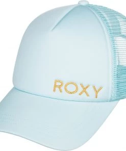 Roxy Women's Finishline 2 Color Trucker Hat For Women Cool Blue