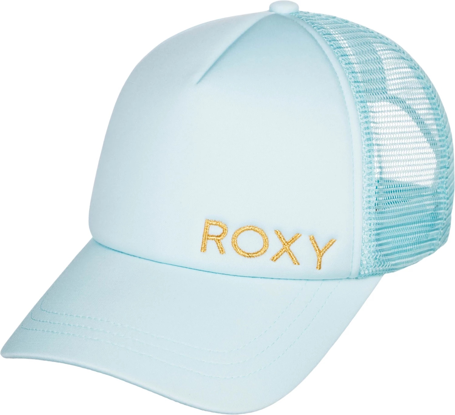 Roxy Women's Finishline 2 Color Trucker Hat For Women Cool Blue 1 Roxy Women's Finishline 2 Color Trucker Hat For Women Cool Blue