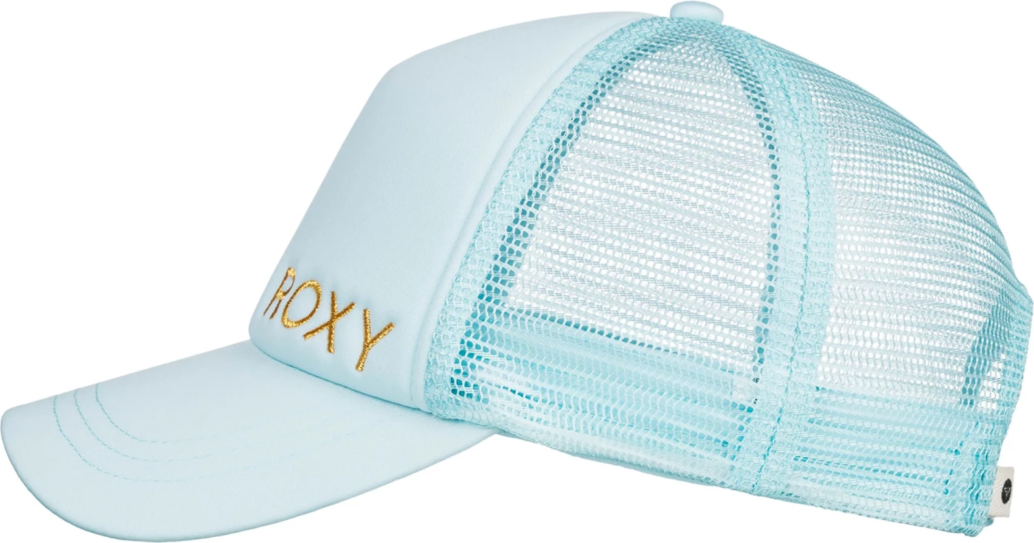 Roxy Women's Finishline 2 Color Trucker Hat For Women Cool Blue 3 Roxy Women's Finishline 2 Color Trucker Hat For Women Cool Blue - Image 3