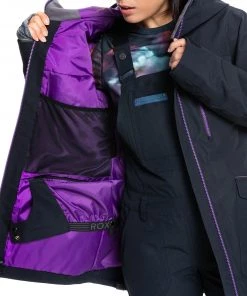 Roxy Women's Sated WarmLink Snow Jacket For Women True Black -Cheap Roxy Shop unnamed file 101