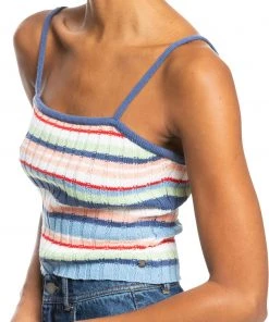 Roxy Women's Dream Sign Stripe Tank Top For Women Bijou Blue -Cheap Roxy Shop unnamed file 1012