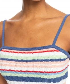 Roxy Women's Dream Sign Stripe Tank Top For Women Bijou Blue -Cheap Roxy Shop unnamed file 1013