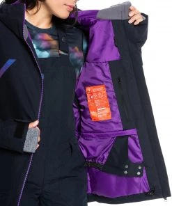 Roxy Women's Sated WarmLink Snow Jacket For Women True Black -Cheap Roxy Shop unnamed file 102