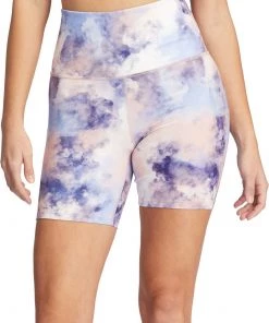 Roxy Women's Kaileo High Waisted Biker Shorts For Women True Black/black Flowers