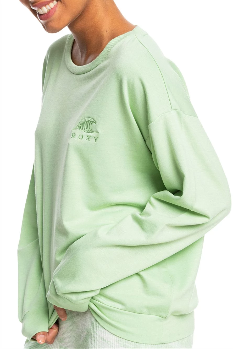 Roxy Women's Surfing By Moonlight Long Sleeve Shirt For Women Sprucetone 4 Roxy Women's Surfing By Moonlight Long Sleeve Shirt For Women Sprucetone - Image 4