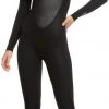 ROXY Women's 3/2mm Prologue Back Zip Wetsuit For Women Black