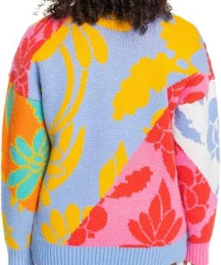 Roxy X Cynthia Rowley Women's Seamless Sweater For Women Brght Wht Ptch Rwly Jcqrd 7 Roxy X Cynthia Rowley Women's Seamless Sweater For Women Brght Wht Ptch Rwly Jcqrd -Cheap Roxy Shop unnamed file 1100