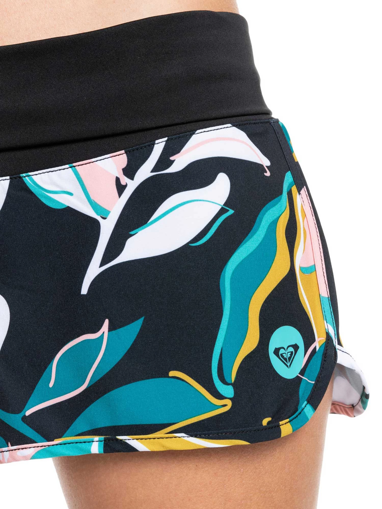 Roxy Women's Endless Summer Printed Board Shorts For Women Anthracite 5 Roxy Women's Endless Summer Printed Board Shorts For Women Anthracite - Image 5