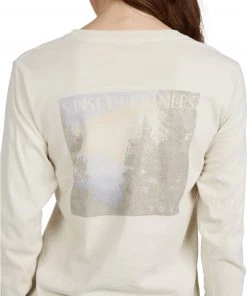 Roxy Women's Mountain Love Long Sleeve T-Shirt For Women Tapioca -Cheap Roxy Shop unnamed file 1130