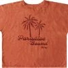 Roxy Women's Vintage Palm Trees Short Sleeve T-Shirt For Women Ginger
