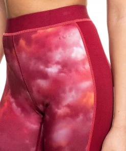 Roxy Women's Frosted Technical Leggings For Women Tibetan Red -Cheap Roxy Shop unnamed file 116
