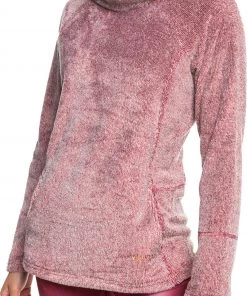 Roxy Women's Invisible Sun Fleece Jacket For Women Tibetan Red