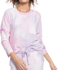 Roxy Women's Sunshine Spirit Long Sleeve T-Shirt For Women Orchid Petal Combo -Cheap Roxy Shop unnamed file 1189
