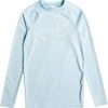 Roxy Girls' Beach Classics Long Sleeve Rashguard For Girls' Cool Blue