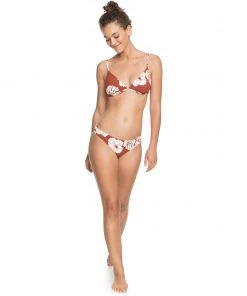 ROXY Women's Garden Trip Elongated Triangle Bikini Top For Women Marsala -Cheap Roxy Shop unnamed file 1194