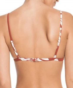 ROXY Women's Garden Trip Elongated Triangle Bikini Top For Women Marsala -Cheap Roxy Shop unnamed file 1195