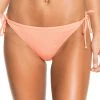 Roxy Women's Darling Wave Mini Tie Bikini Bottoms For Women Coral Reef