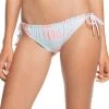 Roxy Women's Nautilus Side Tie Moderate Bikini Bottoms For Women Peach Tie Dye