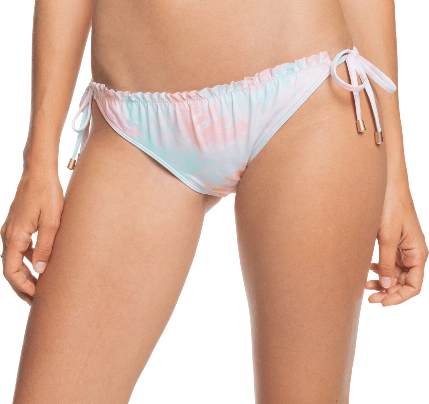 Roxy Women's Nautilus Side Tie Moderate Bikini Bottoms For Women Peach Tie Dye 1 Roxy Women's Nautilus Side Tie Moderate Bikini Bottoms For Women Peach Tie Dye