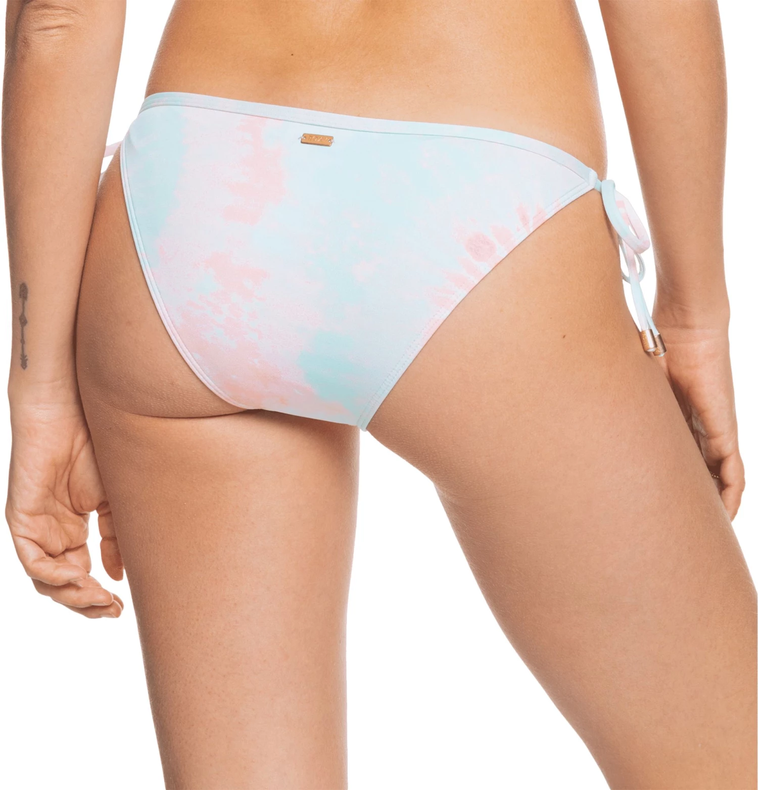 Roxy Women's Nautilus Side Tie Moderate Bikini Bottoms For Women Peach Tie Dye 3 Roxy Women's Nautilus Side Tie Moderate Bikini Bottoms For Women Peach Tie Dye - Image 3