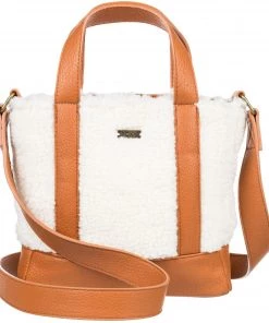 Roxy Women's Mountain Reality Faux Fur Crossbody Bag For Women Tapioca