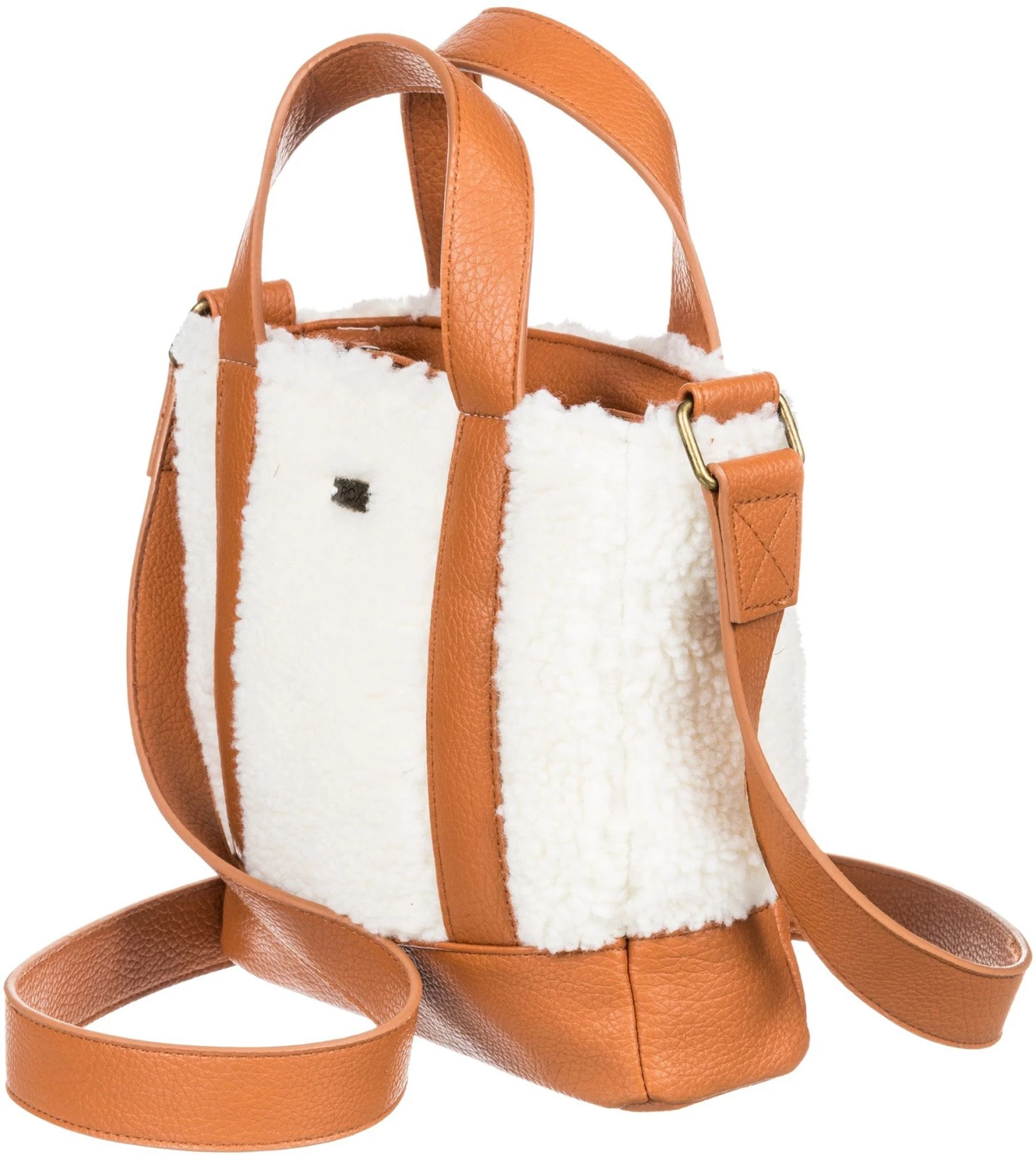 Roxy Women's Mountain Reality Faux Fur Crossbody Bag For Women Tapioca 3 Roxy Women's Mountain Reality Faux Fur Crossbody Bag For Women Tapioca - Image 3