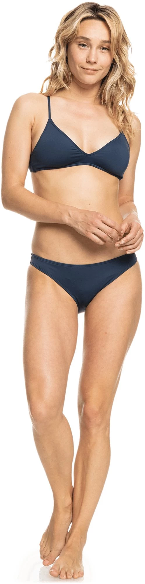 Roxy Women's Beach Classics Athletic Triangle Bikini Top For Women Mood Indigo 2 Roxy Women's Beach Classics Athletic Triangle Bikini Top For Women Mood Indigo - Image 2