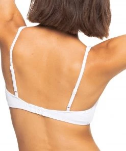 Roxy Women's Ribbed Love The Oceana V Bikini Top For Women Bright White -Cheap Roxy Shop unnamed file 1219