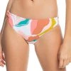 Roxy Women's Printed Beach Classics Hipster Swim Bottoms For Women Bright White/paradiso Opt