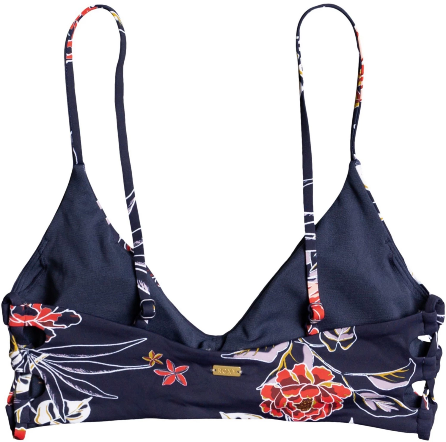 Roxy Women's Sunset Boogie Athletic Triangle Bikini Top For Women Mood Indigo/sunset Boogie 4 Roxy Women's Sunset Boogie Athletic Triangle Bikini Top For Women Mood Indigo/sunset Boogie - Image 4