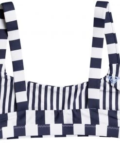 Roxy Women's Parallel Paradiso Reversible Triangle Bikini Top For Women Mood Indigo/bg Revo Strps -Cheap Roxy Shop unnamed file 1277