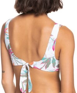 Roxy Women's Beach Classics Elongated Triangle Bikini Top For Women White Floral -Cheap Roxy Shop unnamed file 1280