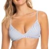 Roxy Women's Coastal Escape Fixed Triangle Bikini Top For Women Bijou Blue