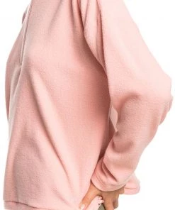 Roxy Women's Feel It Too ¼ Zip Fleece For Women Anthracite -Cheap Roxy Shop unnamed file 1319