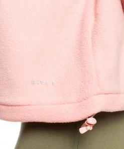 Roxy Women's Feel It Too ¼ Zip Fleece For Women Anthracite -Cheap Roxy Shop unnamed file 1321