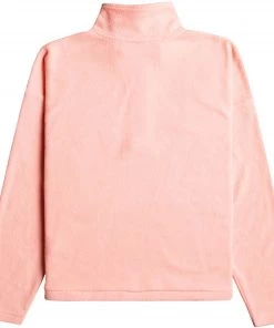 Roxy Women's Feel It Too ¼ Zip Fleece For Women Anthracite -Cheap Roxy Shop unnamed file 1323