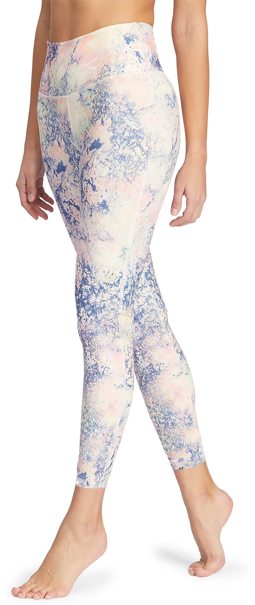 Roxy Women's Kaileo High Waist Ankle Leggings For Women Bright White 4 Roxy Women's Kaileo High Waist Ankle Leggings For Women Bright White - Image 4