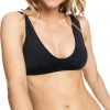 Roxy Women's Beach Classics Elongated Triangle Bikini Top For Women Anthracite