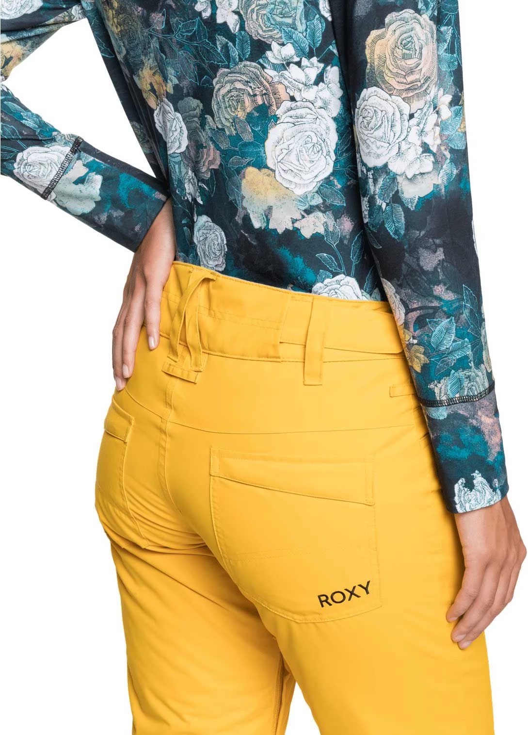 Roxy Women's Backyard Snow Pants For Women Golden Rod 2 Roxy Women's Backyard Snow Pants For Women Golden Rod - Image 2