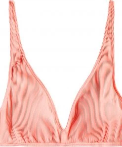 Roxy Women's Mind Of Freedom Elongated Tringle Bikini Top For Women Peach -Cheap Roxy Shop unnamed file 1359