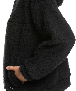 Roxy Women's Like A Lucky Day ¼ Zip Hoodie For Women True Black -Cheap Roxy Shop unnamed file 1373