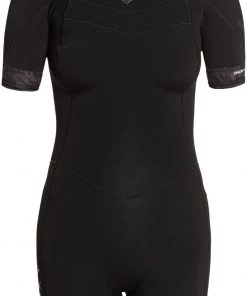 Roxy 2/2mm Syncro Back Zip Short Sleeve Women's Wetsuit For Women Black/jet Black