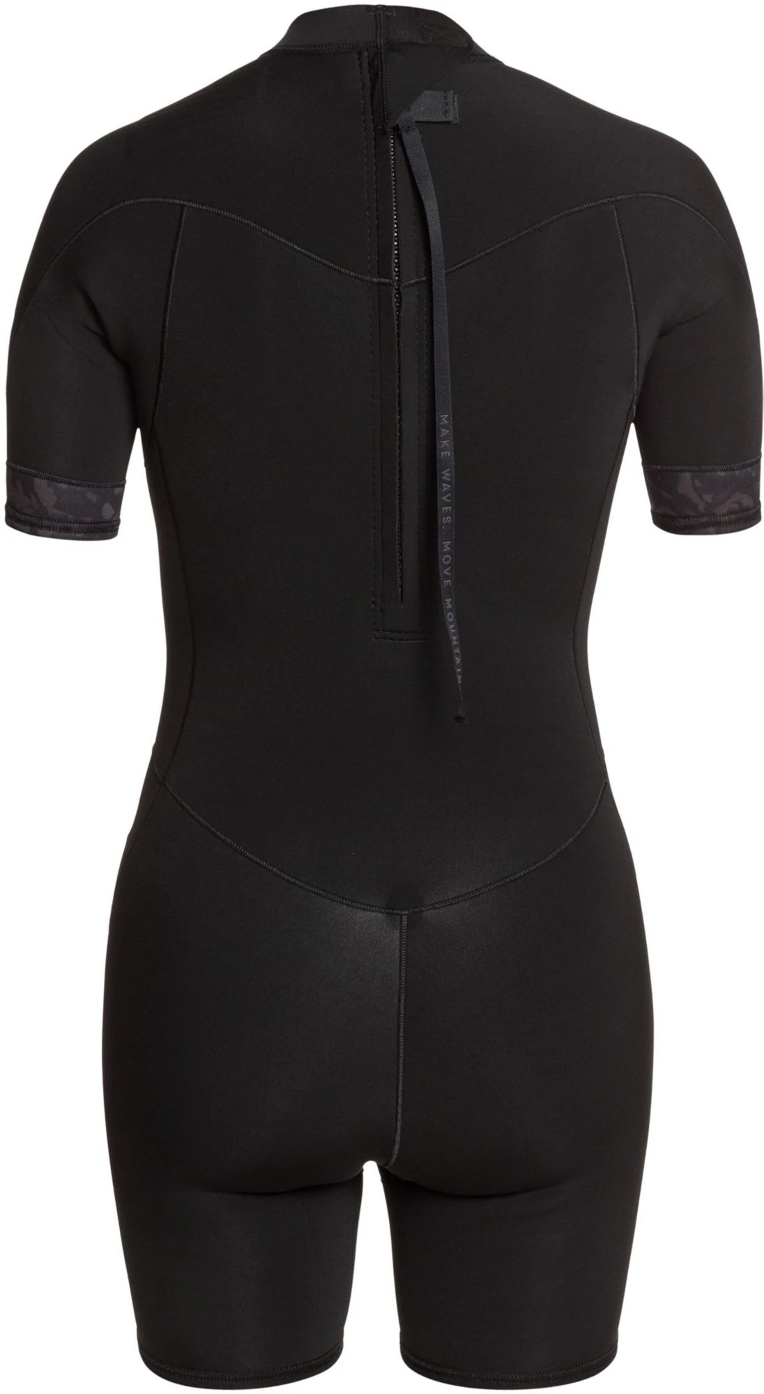 Roxy 2/2mm Syncro Back Zip Short Sleeve Women's Wetsuit For Women Black/jet Black 2 Roxy 2/2mm Syncro Back Zip Short Sleeve Women's Wetsuit For Women Black/jet Black - Image 2