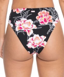 Roxy Women's PT Beach Classics High Waist Swim Bottoms For Women Anthracite Zilla -Cheap Roxy Shop unnamed file 1398