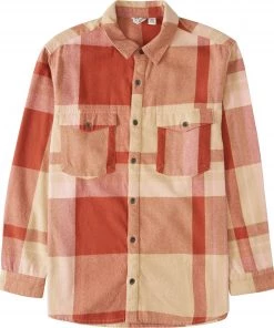 Roxy Women's Let It Go Flannel Long Sleeve Shirt For Women Beige Multi -Cheap Roxy Shop unnamed file 1408