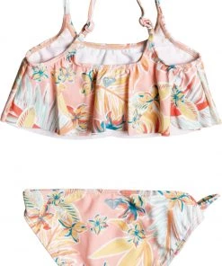 Roxy Toddler Girls' Friendly Story Flutter Two Piece Swimsuit For Girls' Peach Pearl -Cheap Roxy Shop unnamed file 1418