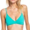 Roxy Women's SD Beach Classics Athletic Triangle Bikini Top For Women Tibetan Red