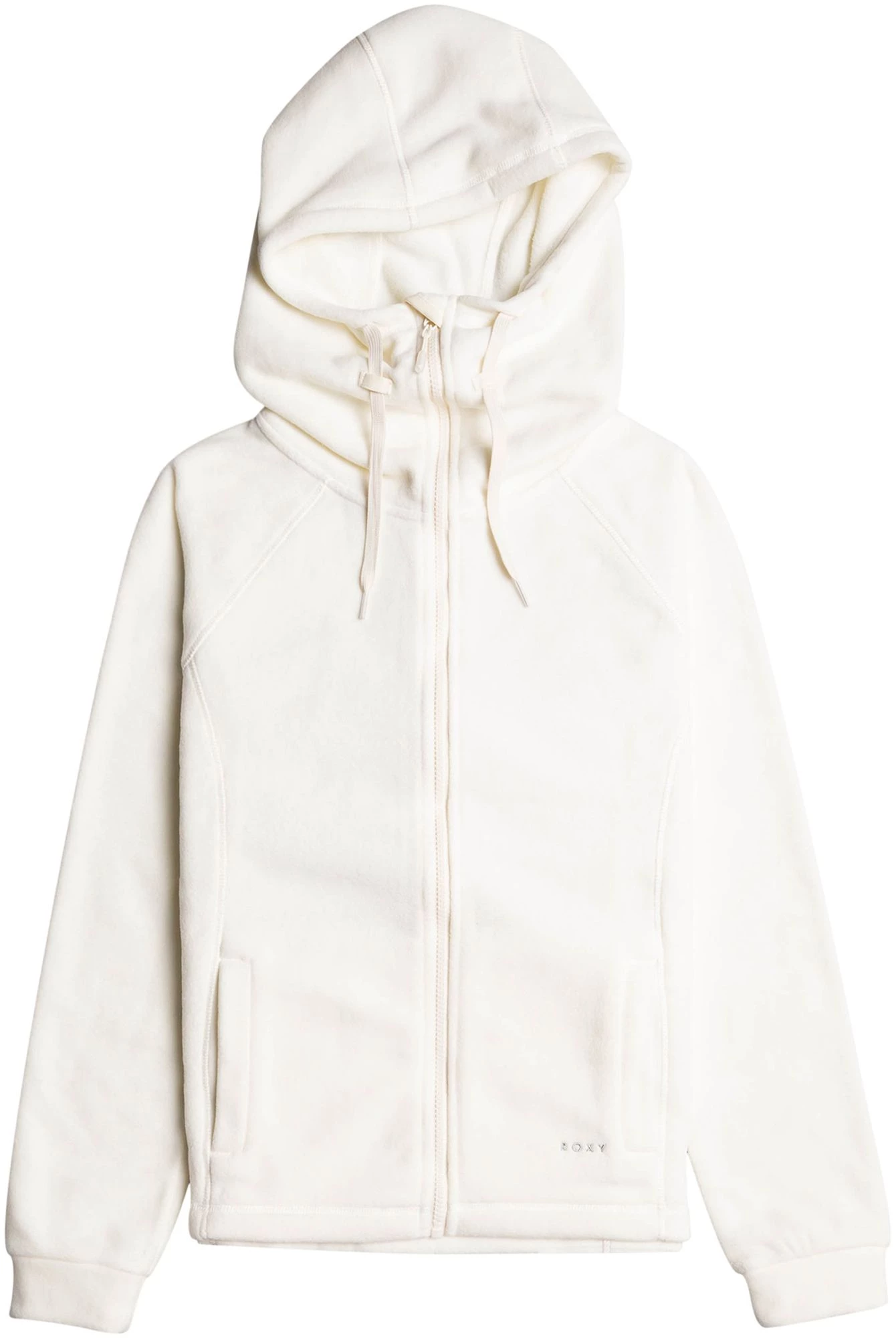 Roxy Women's Keeping Me Alive Full-Zip Fleece Jacket For Women Egret 7 Roxy Women's Keeping Me Alive Full-Zip Fleece Jacket For Women Egret - Image 7