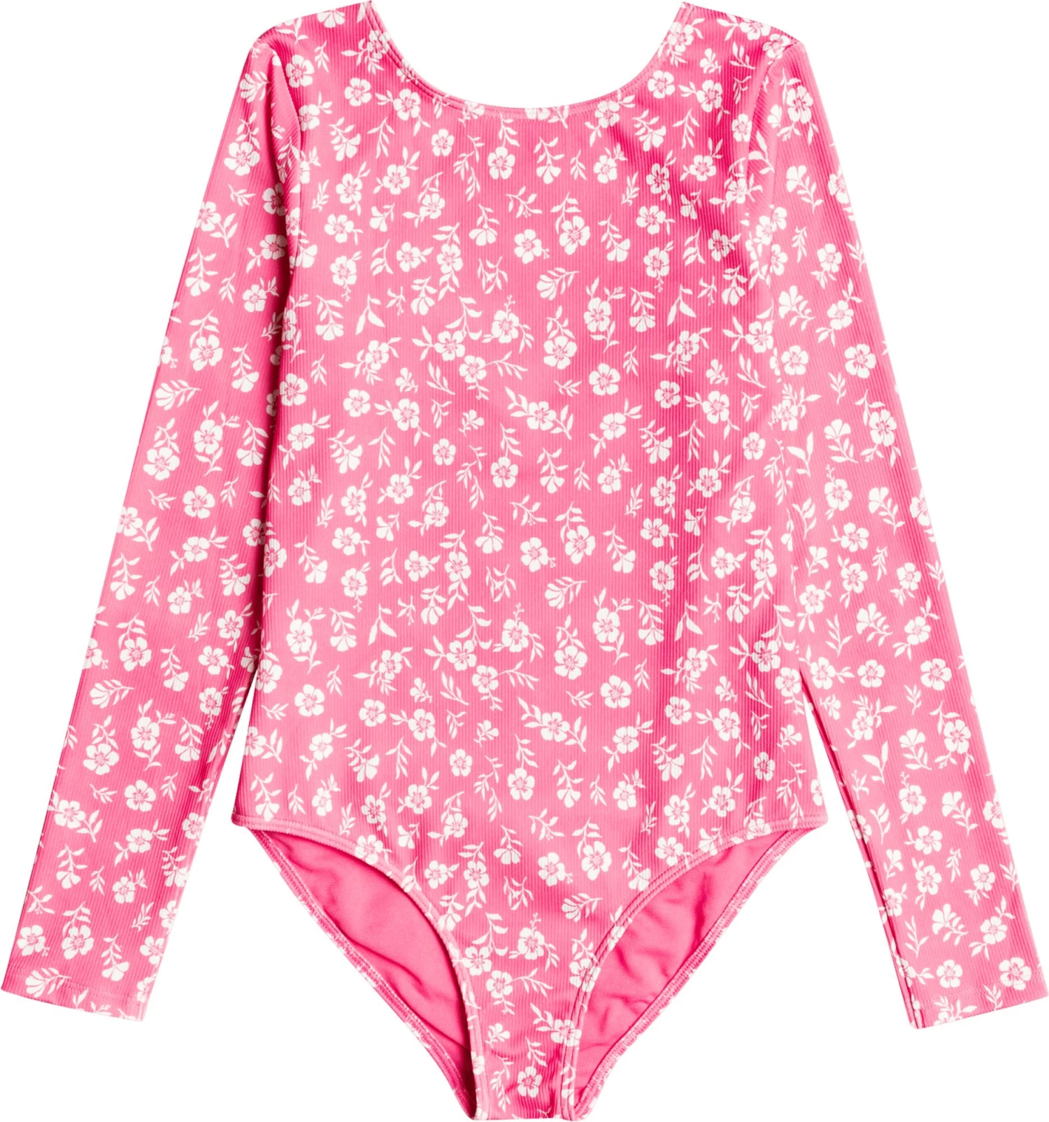 Roxy Girls' Splendid Dream Long Sleeve One Piece Swimsuit For Girls' Pink Guava S Ditsy Dreams 2 Roxy Girls' Splendid Dream Long Sleeve One Piece Swimsuit For Girls' Pink Guava S Ditsy Dreams - Image 2